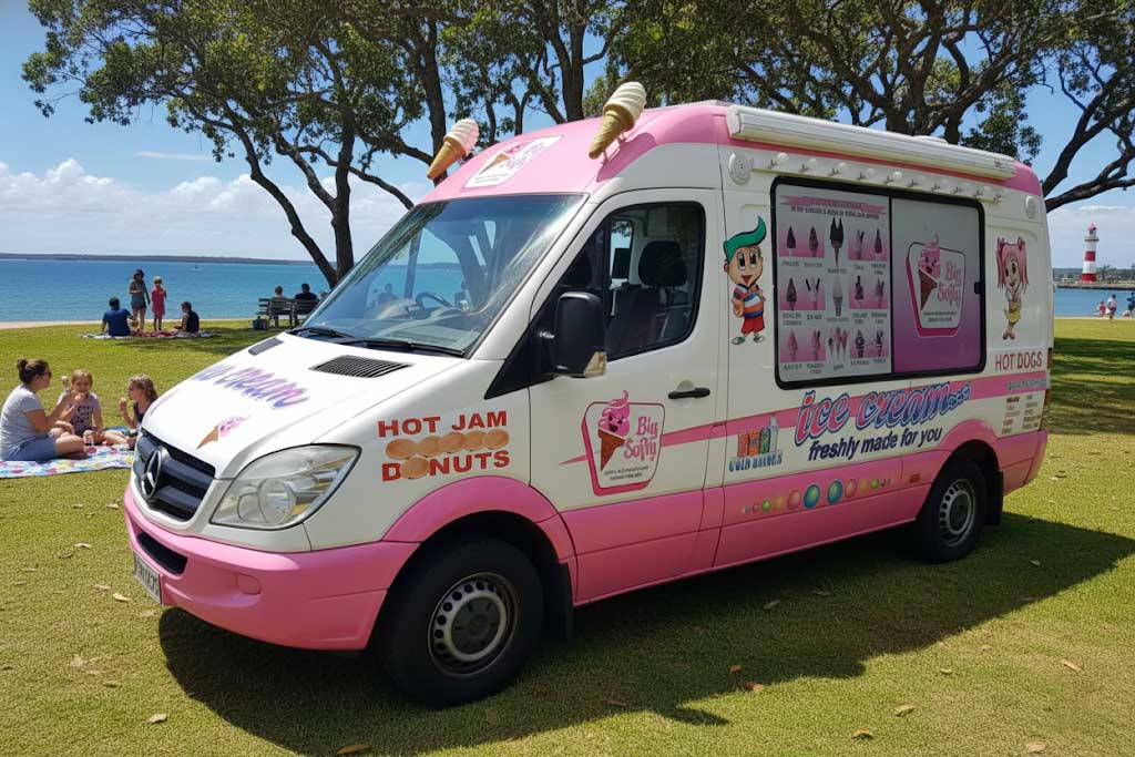 Ice Cream Van at Cleveland Point
