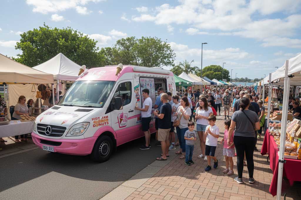 Ice Cream Van at Victoria Point